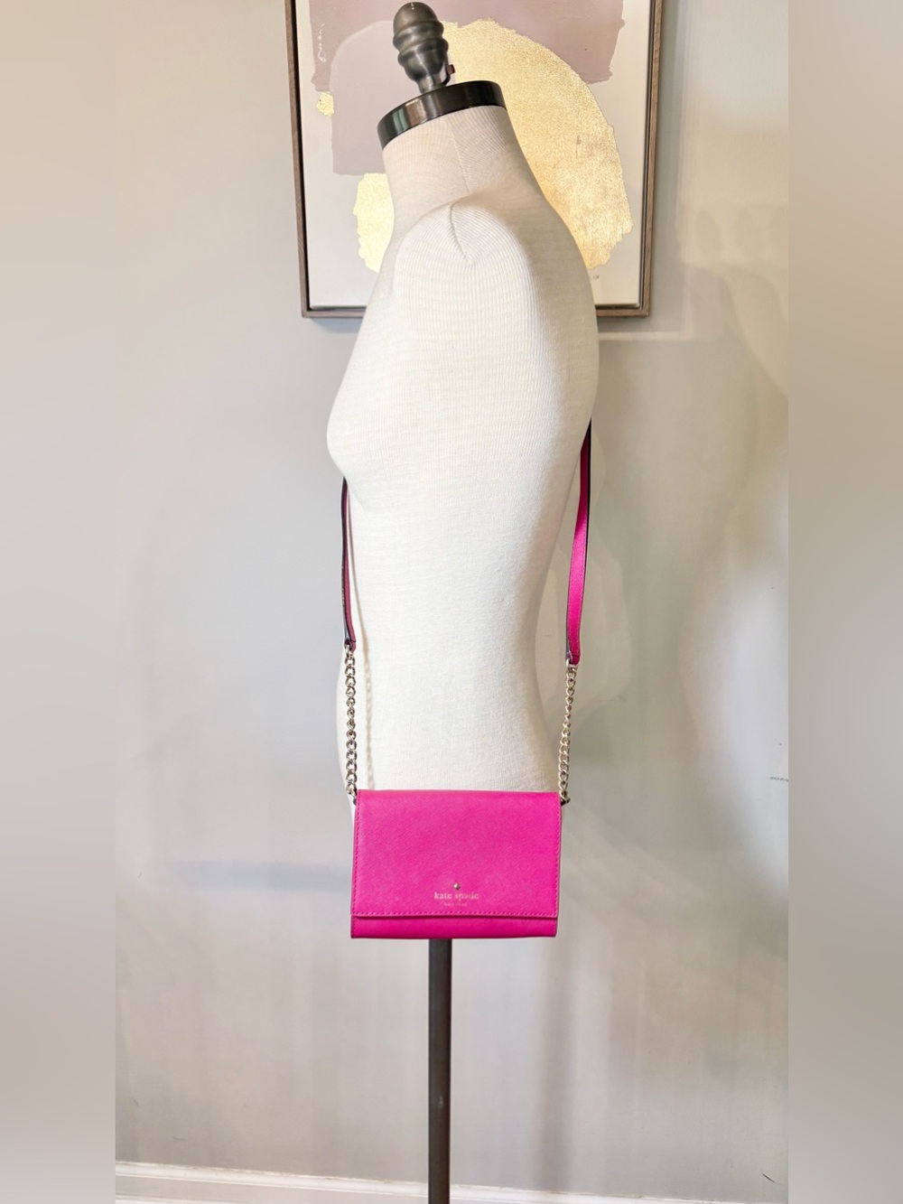Kate Spade Hot Pink Cedar Street Cami Crossbody Bag